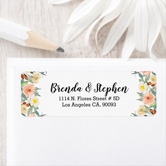 Rahmen für Aquarellfarben Blume (Insitu)