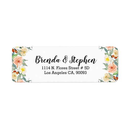 Rahmen für Aquarellfarben Blume (Vorne)