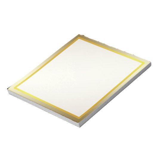 Rahmen für das Foto der Goldplatine Notizblock (Rotiert)