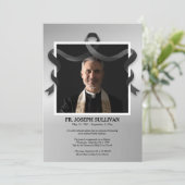 Rahmen für das Foto der Schleife Einladung (Stehend Vorderseite)