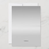 Rahmen für das Foto der Schleife Einladung (Rückseite)