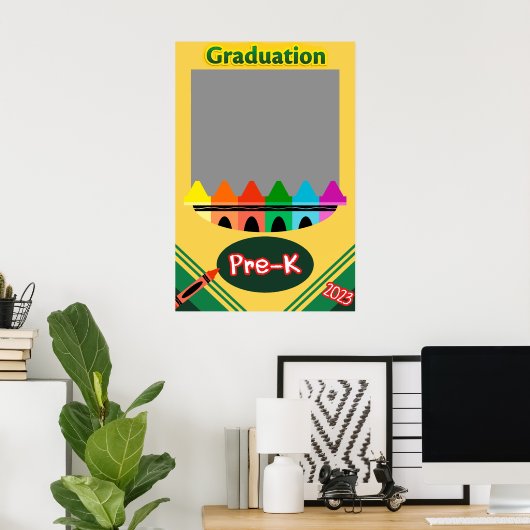 Rahmen für das Foto vor k Poster (Heimbüro)