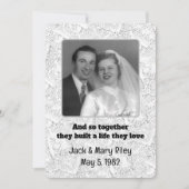 Rahmen für das Hochzeitstiefelder Foto Einladung (Vorderseite)