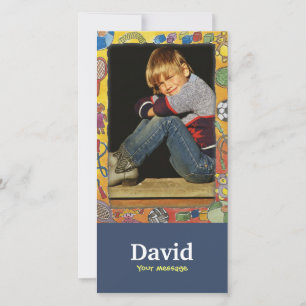 Rahmen für das lustige Foto - Fotokarte