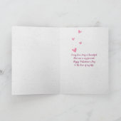 Rahmen für das Valentinische Foto Feiertagskarte (Innenseite)