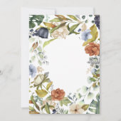 Rahmen für die Blumenernte von Früchten Einladung (Vorderseite)