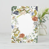 Rahmen für die Blumenernte von Früchten Einladung (Stehend Vorderseite)