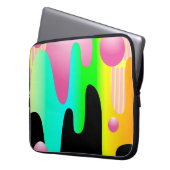 Rahmen für die Gestaltung mit Kreiskonzeption, Laptopschutzhülle (Vorderseite Links)