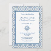 Rahmen für die Weihnachtslieder Holly-Blätter Einladung (Vorderseite)