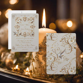 Rahmen für die White Hummingbird Collection Einladung