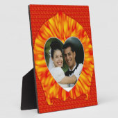 Rahmen für gebranntes Herz-Foto (Seite)