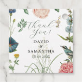 Rahmen für geheime Garden-Wildblumen Geschenkanhänger (Rückseite)