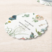 Rahmen für geheime Garden-Wildblumen Untersetzer (angewinkelt)