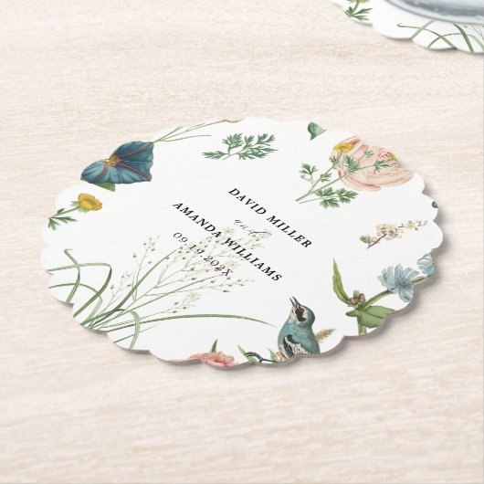 Rahmen für geheime Garden-Wildblumen Untersetzer (angewinkelt)