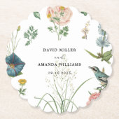 Rahmen für geheime Garden-Wildblumen Untersetzer (Vorderseite)