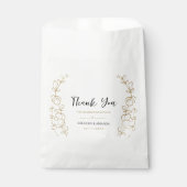 Rahmen für handgemalte Gold-Blätter Geschenktütchen (Vorderseite)