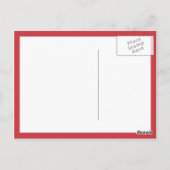 Rahmen für Herzform Postkarte (Rückseite)