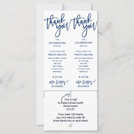 Rahmen für Hochzeiten von Fotos - (Navy Blue)