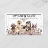 Rahmen für Hunde klar Visitenkarte (Vorderseite)