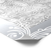 Rahmen für Ihr Foto-Poster-Bild Silver Poster (Ecke)
