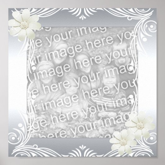 Rahmen für Ihr Foto-Poster-Bild Silver Poster (Vorne)