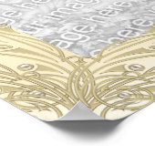 Rahmen für Ihr Foto Poster Image Coffee Gold (Ecke)