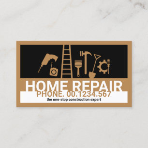 Rahmen für kreative Bauwerkzeuge Visitenkarte