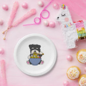 Rahmen für Miniatur-Schnauzer Pappteller (Party)