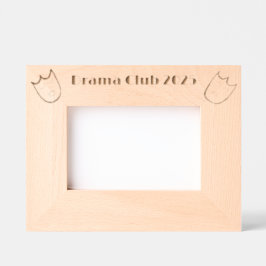 Rahmen für Theatermasken (mit Platz für Unterschri