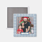 Rahmen für Weihnachtslieder und Blume Magnet (Vorderseite/Rückseite)