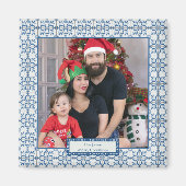 Rahmen für Weihnachtslieder und Blume Magnet (Vorne)