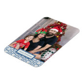 Rahmen für Weihnachtslieder und Blume Magnet (Linke Seite)