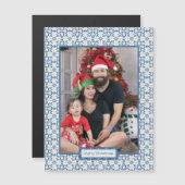 Rahmen für Weihnachtslieder und Blume Magnetkarte (Vorne/Hinten)