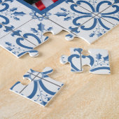 Rahmen für Weihnachtslieder und Blume Puzzle (Seite)