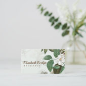 Rahmen für wild lebende Rose Visitenkarte (Stehend Vorderseite)