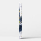 Rahmen-Gold-Marmor glitzernd Case-Mate iPhone Hülle (Rückseite / Links)