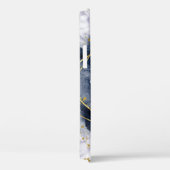 Rahmen-Gold-Marmor glitzernd Case-Mate iPhone Hülle (Rückseite / Rechts)