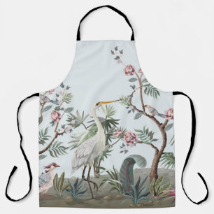 Rahmen im Chinoiserie-Stil mit Störchen und Päonie Schürze