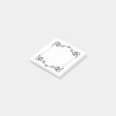 Rahmen im verzierten Periodendesign Post-it Klebezettel (angewinkelt)
