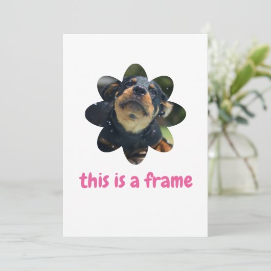 Rahmen laden save the date (Stehend Vorderseite)