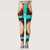 Rahmen-Leggings Leggings (Vorderseite)
