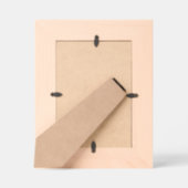 Rahmen mit weißem geometrischem Muster (Rückseite)