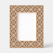 Rahmen mit weißem geometrischem Muster (Vorderseite)