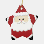 Rahmen-Ornament des Santa Claus Foto Keramik Ornament (Links)