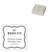 Rahmen Personalisierte Briefmarke aus Holz Gummistempel (Stempel)