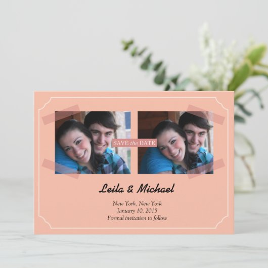 rahmen save the date (Stehend Vorderseite)