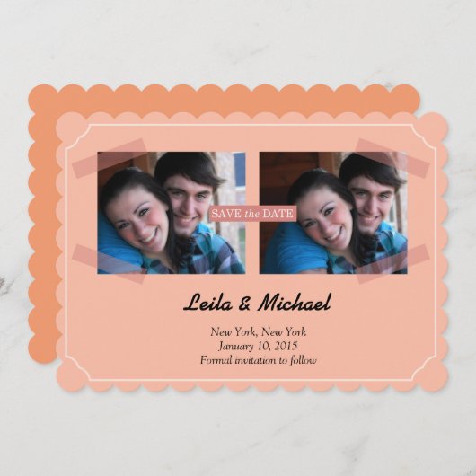 rahmen save the date (Vorne/Hinten)