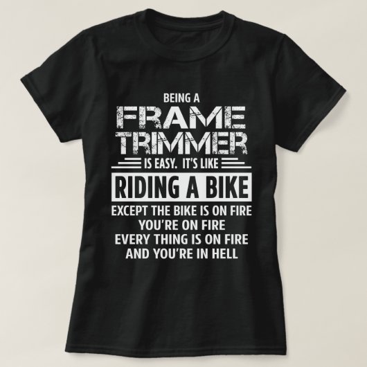 Rahmen Trimmer T-Shirt (Design vorne)