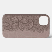 Rahmen und Hintergrund des Leaf-Musters Case-Mate iPhone Hülle (Rückseite (Horizontal))