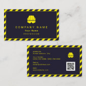 Rahmen und Logo der Bauzone Visitenkarte (Vorne/Hinten)